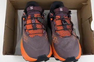 Salomon Ultra Glide 4 Low-Top Trail Running Shoes Black Orange