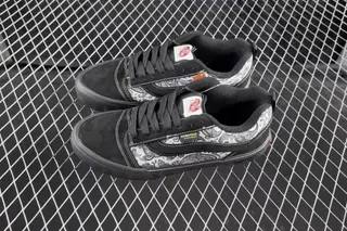 Vans Knu Skool Low-Top Skate Shoes Multi