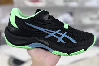 Asics Court Control Ff 4 Low-Top Chunky Sneakers Black Blue Green