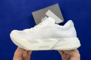 Adidas Adizero Adios Pro 4 Energyrods 2.0 Lightlock Lightstrike Pro Low-Top Running Shoes White