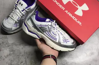 Under Armour Sola Ultimate Low-Top Sneakers White Purple