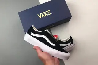 Vans Old Skool 36 Lx Low-Top Skate Shoes Black White