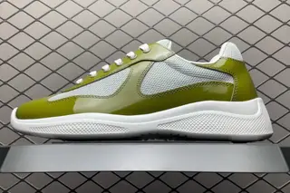 Prada Calzature Uomo Zp Low-Top Lifestyle Sneakers White Yellow