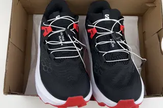 Salomon Ultra Glide 4 Low-Top Trail Running Shoes Black Red