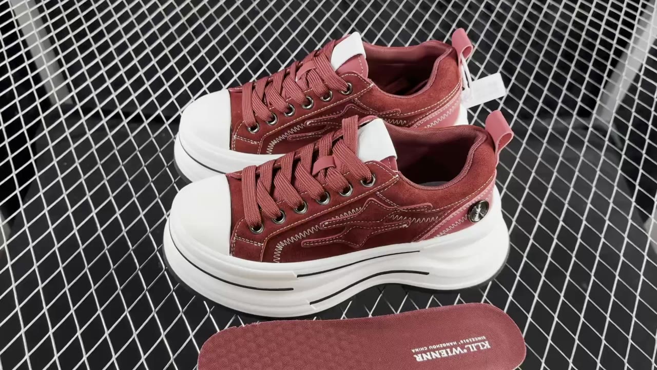 KILLWINNER Low-Top Chunky Sneakers Red