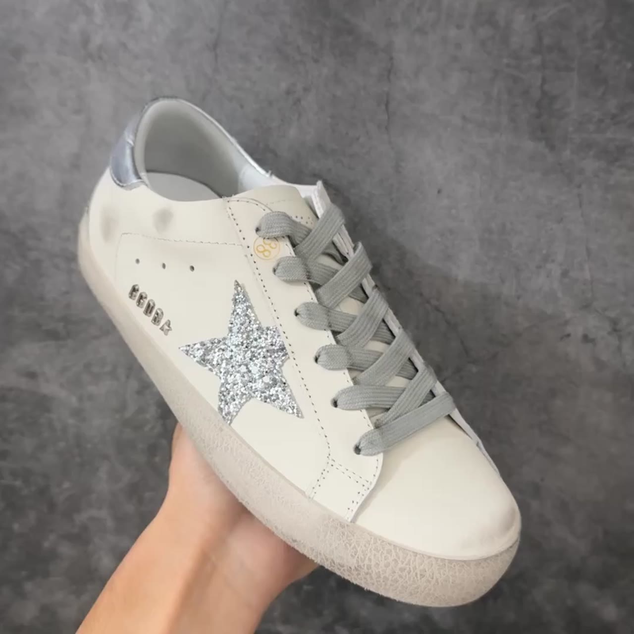 Golden Goose Ggdb Super Star Low-Top Chunky Sneakers White