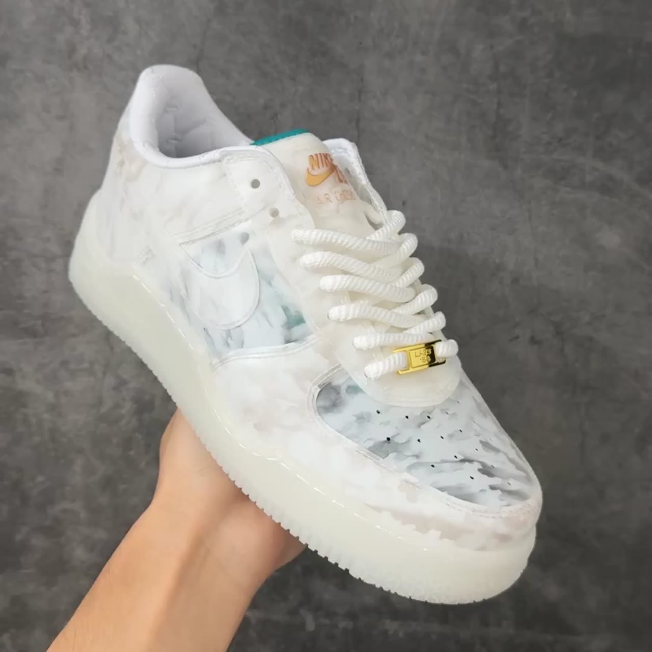 Nike Air Force 1 Beijing Low-Top Skate Shoes Camouflage