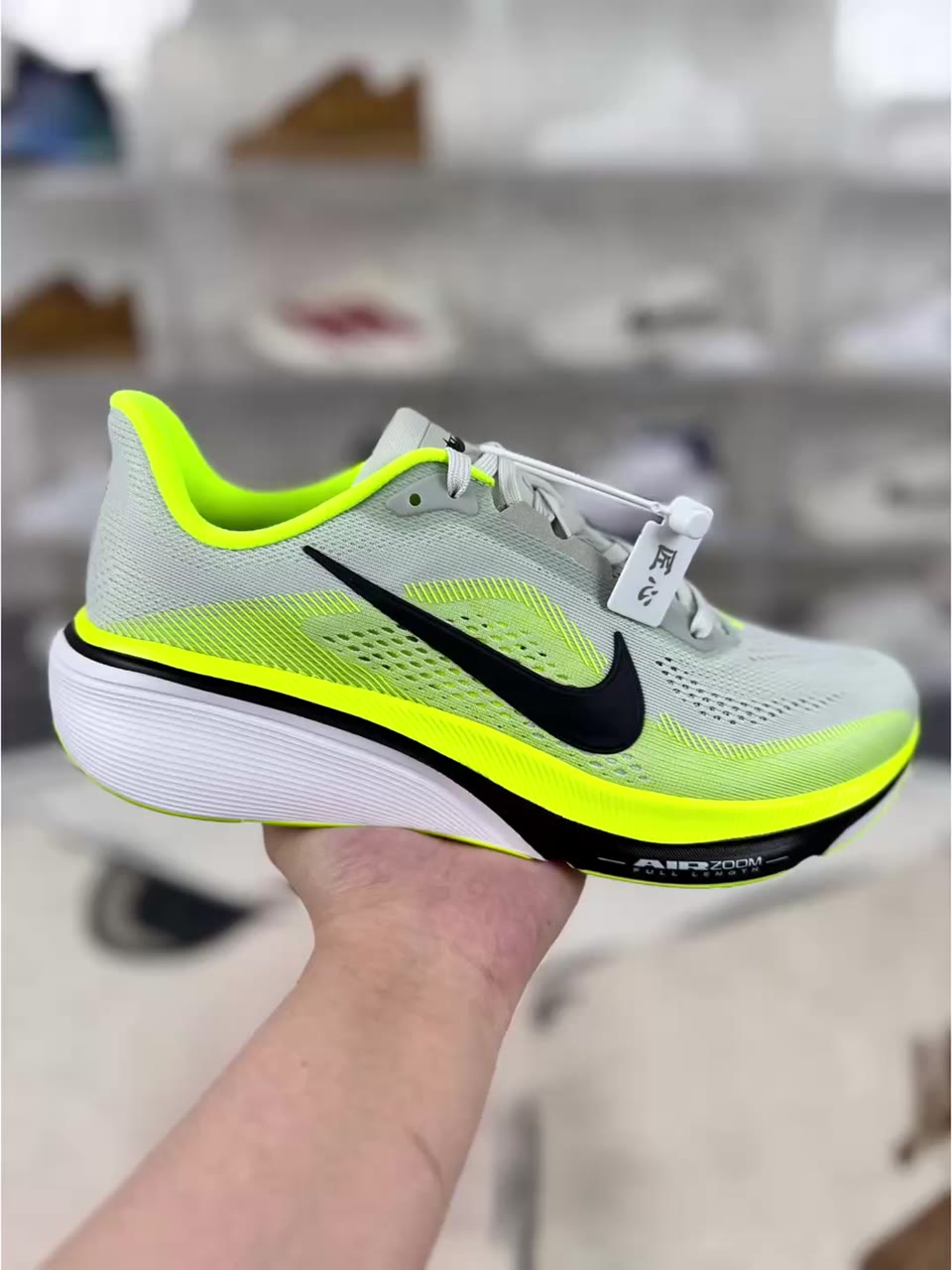 Nike Pegasus 42 Low-Top Running Shoes White Black Green
