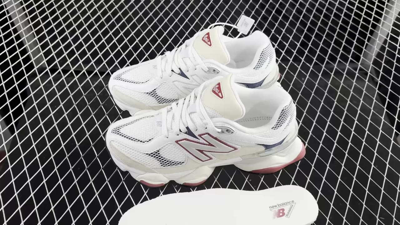 New Balance 9060 Low-Top Running Shoes Pink (NEWBAL-85)