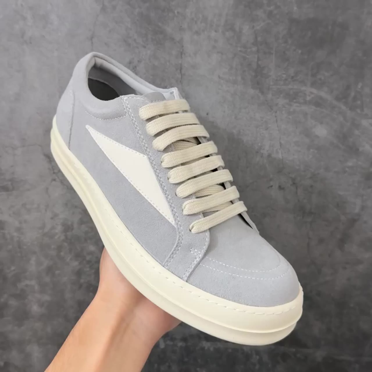 Rick Owens Ro Rickowens Low-Top Sneakers White