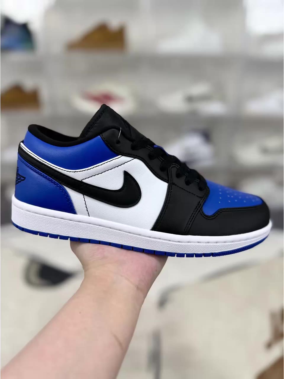 Jordan 1 Low Basketball Shoes Blue