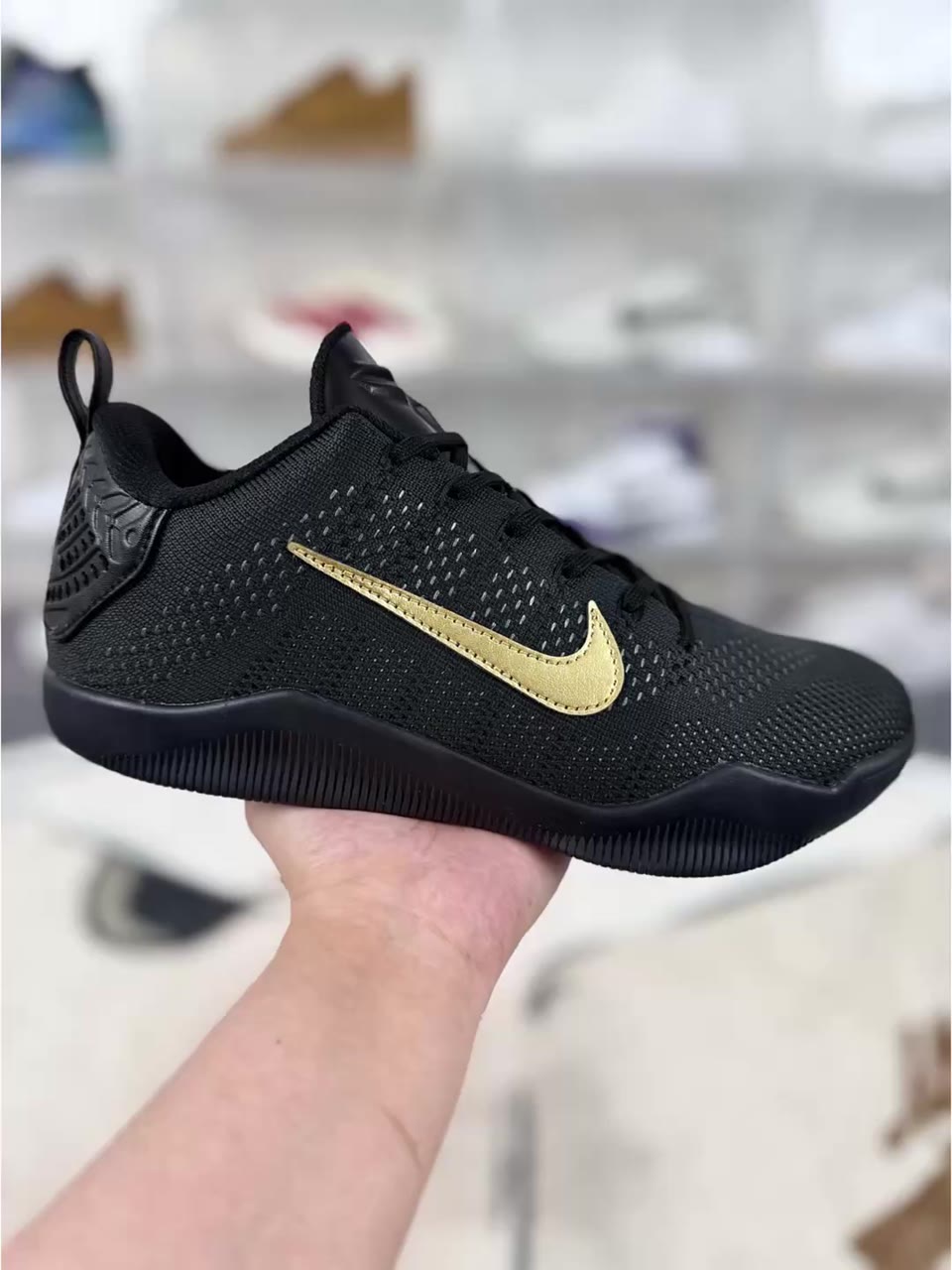Nike Kobe 11 Elite Protro Low-Top Basketball Shoes Black
