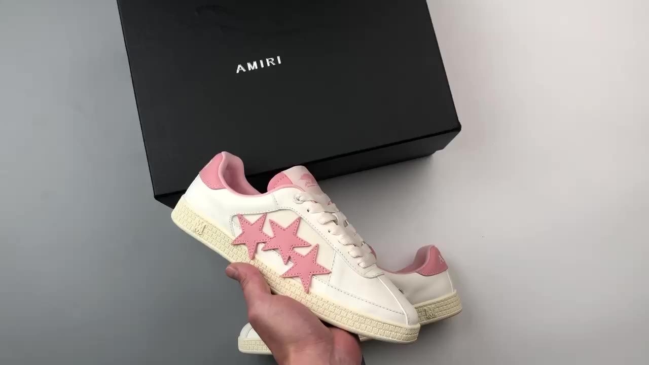 Amiri x Nba Pacific Bones Low-Top Skate Shoes Pink