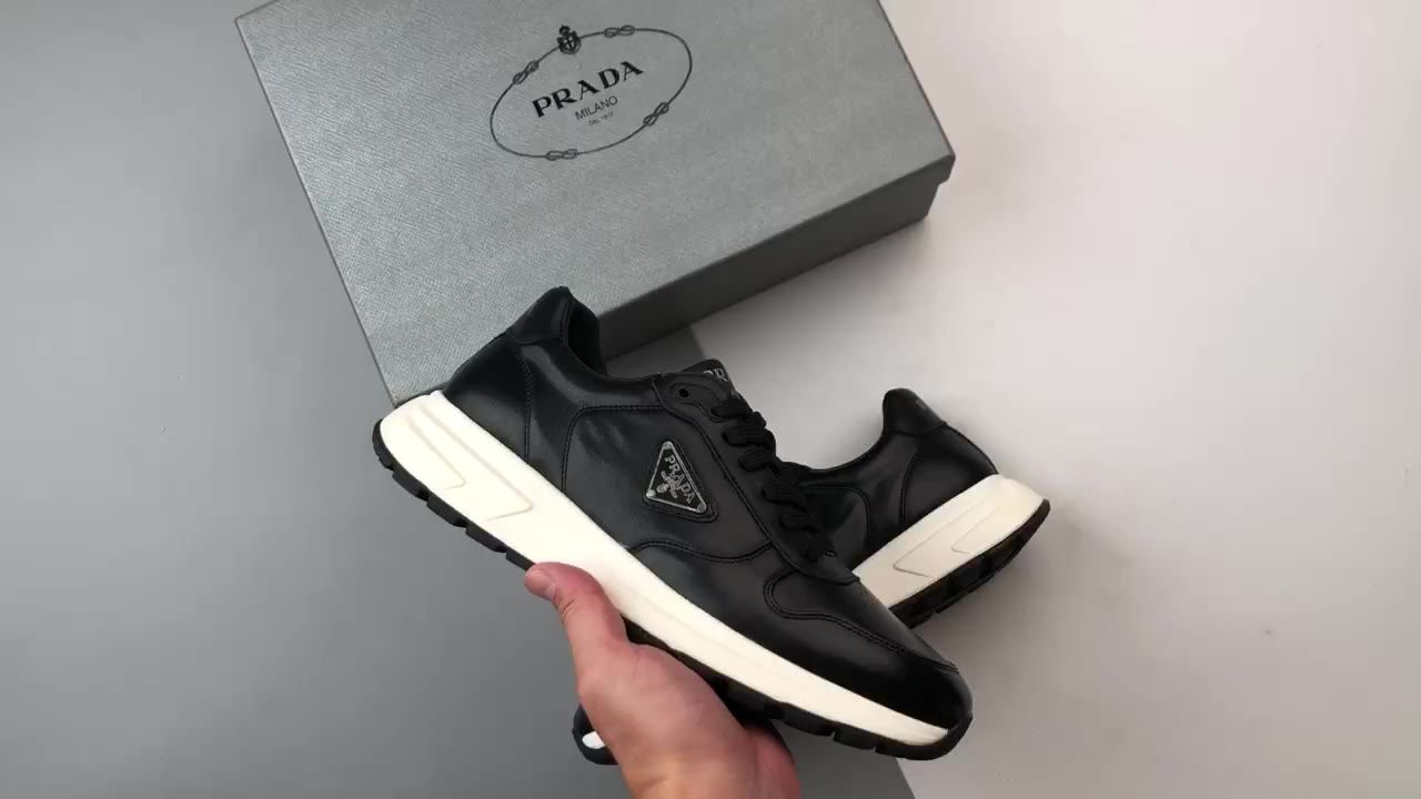 Prada Low-Top Chunky Sneakers Black (PRADAL-1)
