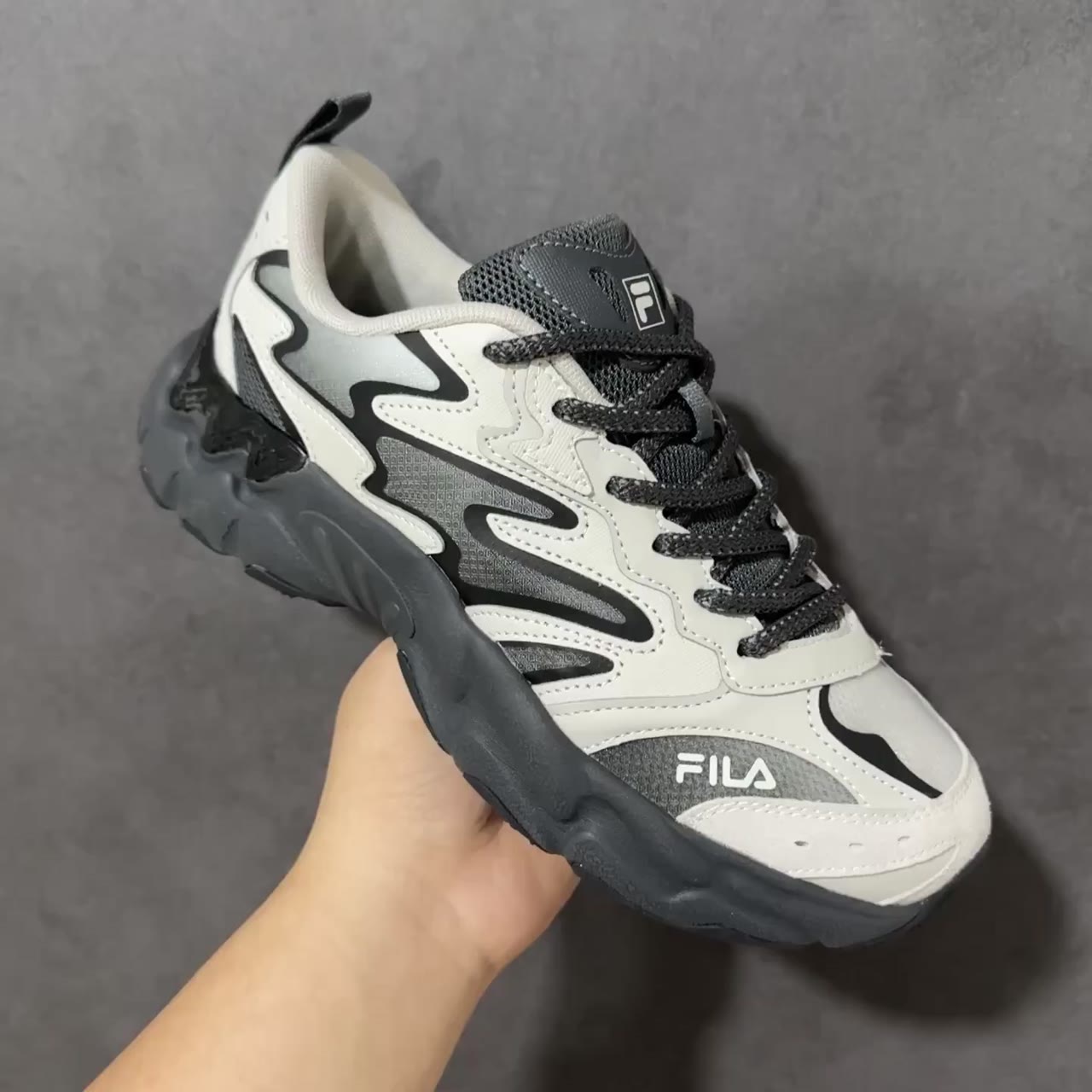 Fila Fusion Low-Top Skate Shoes White