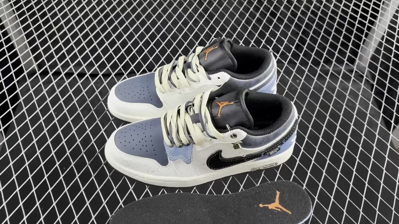 Jordan 1 Low Basketball Shoes Multi (JORDAN-127)