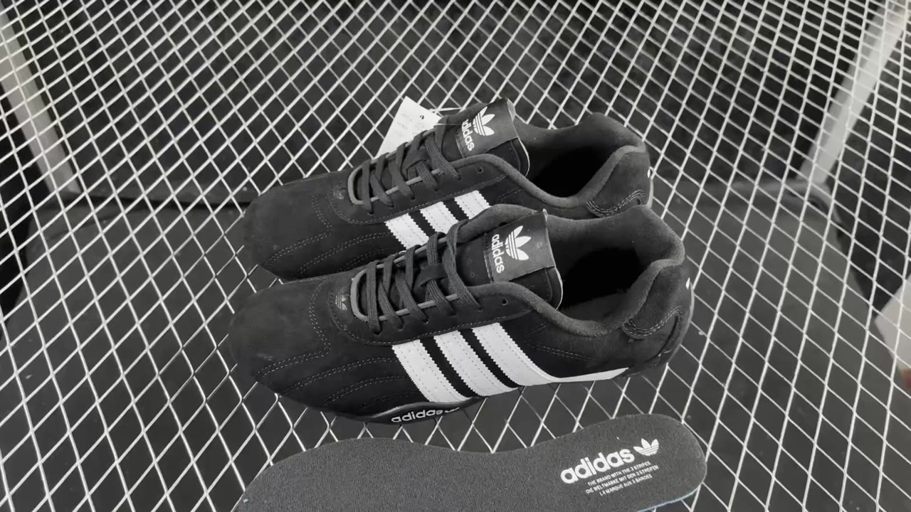 Adidas Adiracer Low-Top Running Shoes Black White