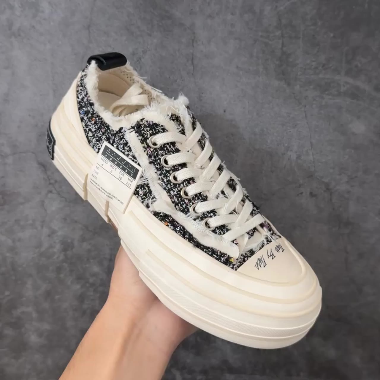 xVESSEL G.O.P. Low Chunky Skate Shoes White