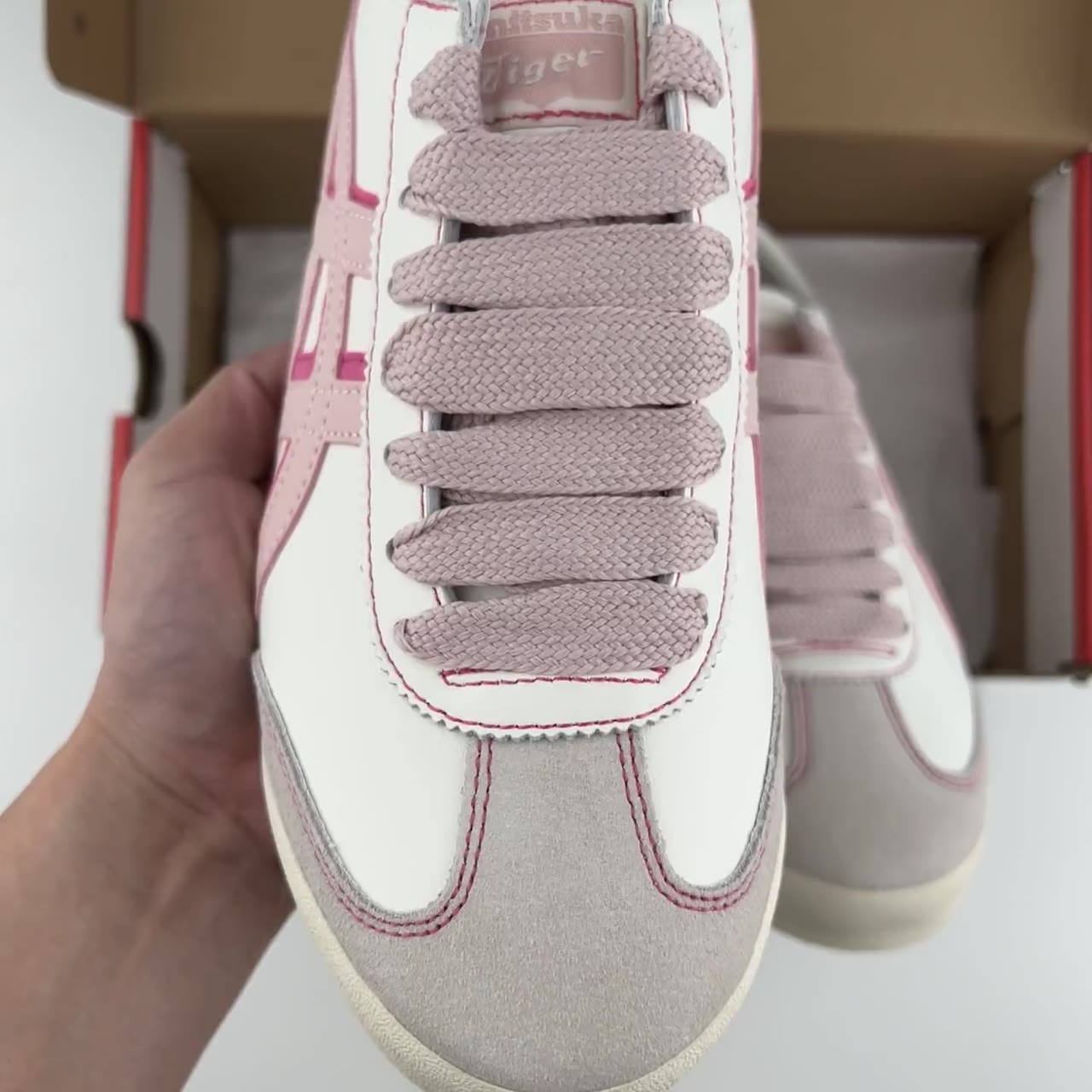 Asics Mexico 66 Viny Low-Top Running Shoes Sakura Pink