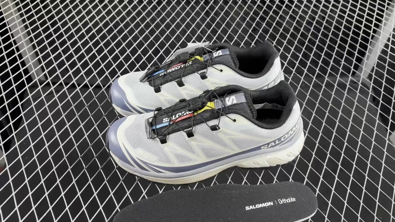 Salomon XT-6 Low-Top Trail Running Shoes White