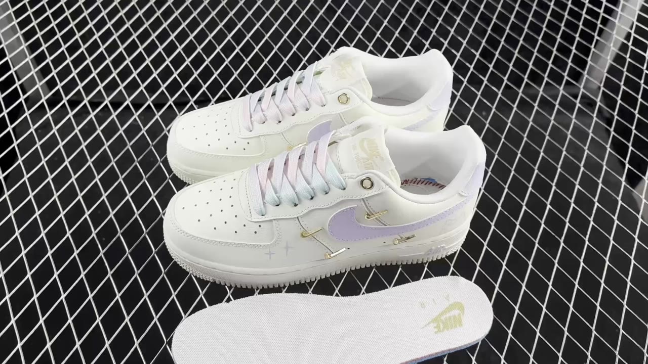 Nike Air Force 1'07 Low Skate Shoes Purple