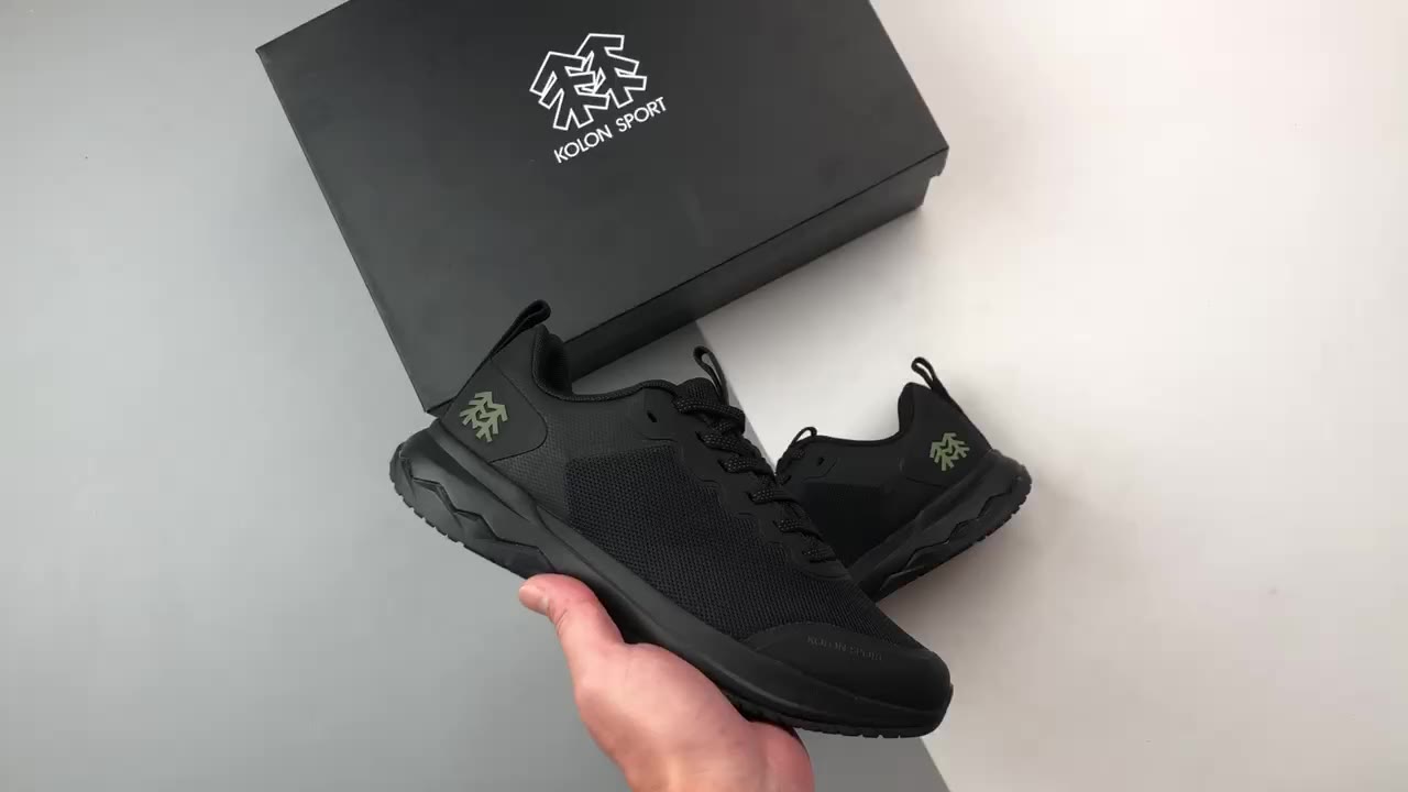 Kolon Sport Element Low-Top Trail Running Shoes Black (KOLONS-8)