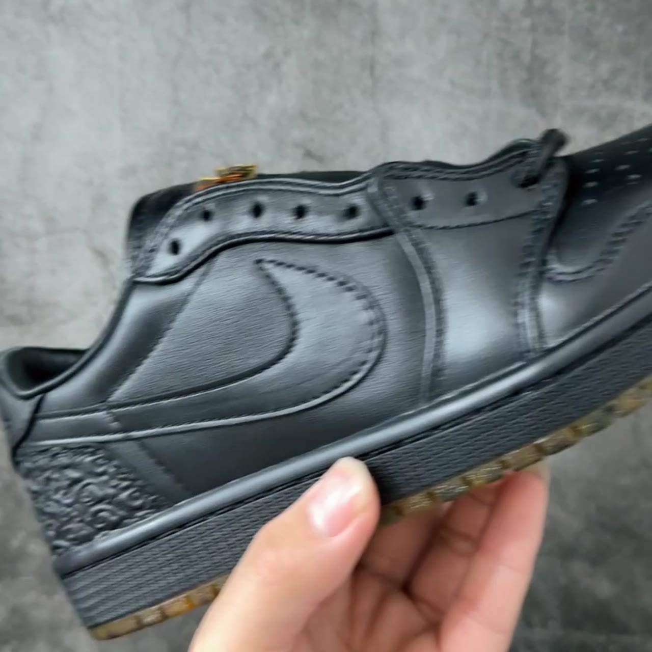 Jordan Aj1 Low Basketball Shoes Black