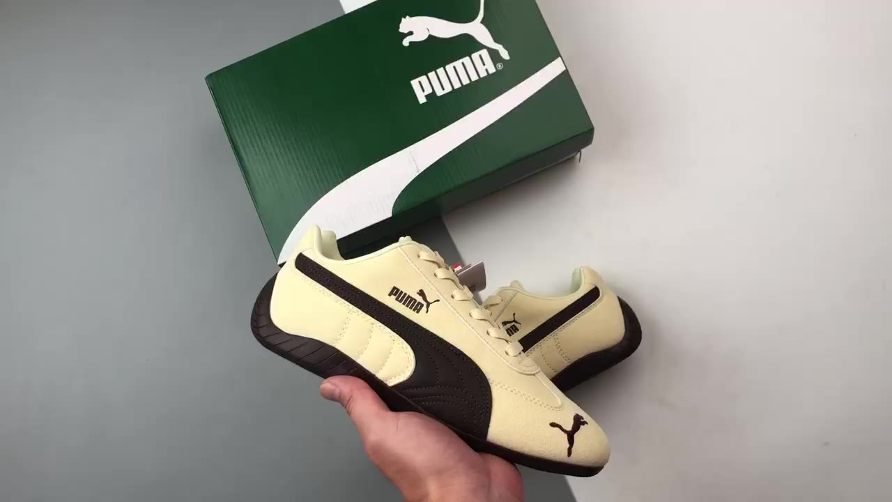 Puma Speedcat Low-Top Running Shoes Pale Yellow