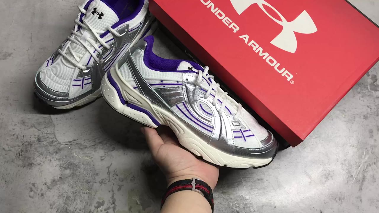 Under Armour Sola Ultimate Low-Top Sneakers White Purple