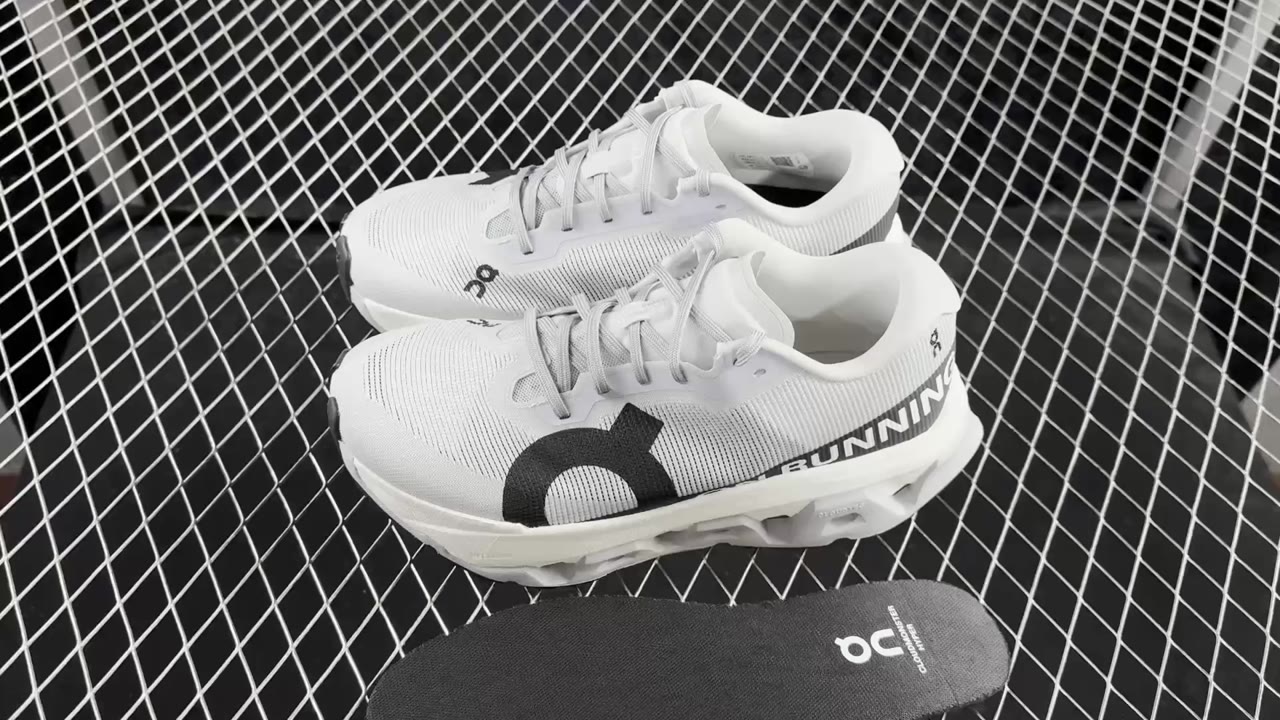 On Cloudmonster 3 Hyper Glacier Low-Top Running Shoes Black